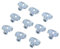 10Pcs Radiators Exhaust Valves Square Key Radiators Water Tap Plumbing Bleeder Key Air Vent Central Heating Tool