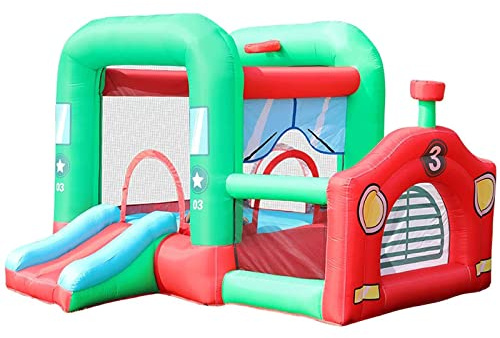 YKMYXZ, Bouncy Castle with Air Blower Extra Thick Material Inflatable Bounce House with Slide Commercial