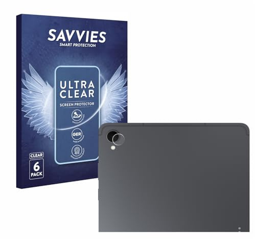 Savvies Schutzfolie für Samsung Galaxy Tab S11 | (NUR Kameraschutz) 6 Stück Transparenter Displayschutz Made in Germany Ultra-Klar Displayschutz-Folie