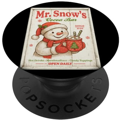 Mr. Snow's Cocoa Bar seit 1920 PopSockets Klebender PopGrip