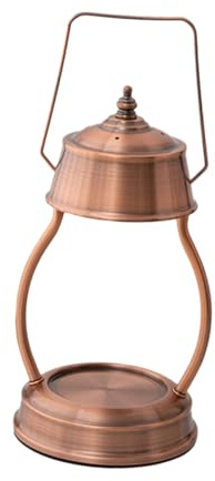 SOLUSTRE Retro Wachsschmelzlampe aus Legierung Dimmbarer Kerzenschmelzer für Schlafzimmer und Büro Flammenlose Duftlampe mit 220v für Starke und Saubere Aromen