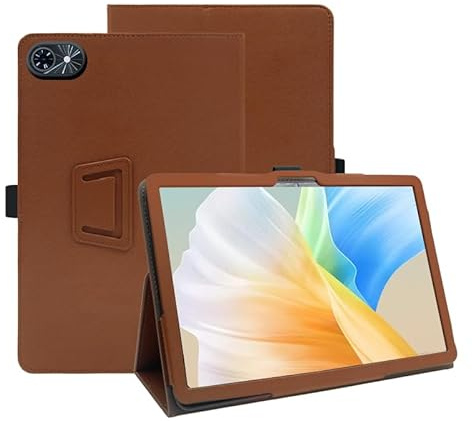 NUCNOK Funda para TABWEE K10/TABWEE T80 Tablet, Carcasa Protectora Antigolpes con Soporte Ajustable, Esquinas Reforzadas, Portalápices y Muñequera