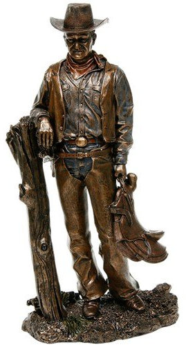 Bronze Screen Legend Standing Cowboy - John Wayne by Studio Collection