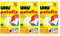 3 x UHU patafix weiß, wieder ablösbare Klebepads, 3 x 80 Stück
