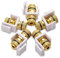 Cable Matters (5-Pack) Banana Jack Binding Post Keystone Jack Inserts with Black Ring