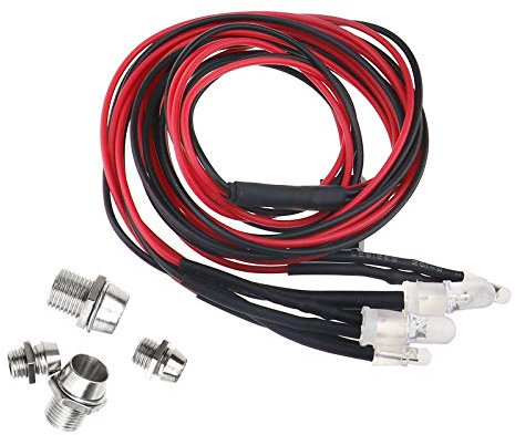 1x LED Nachtlichter Set mit lampenschale JR Stecker für RC Modellauto