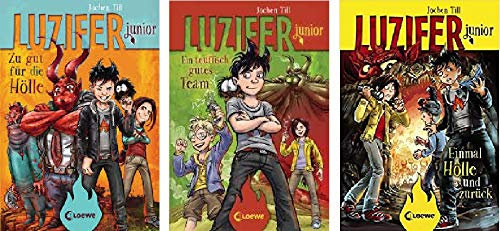 Band 1-3 der Luzifer Junior Reihe von Jochen Till 1. Zu gut für die Hölle & 2. EIN teuflisch gutes Team & 3. Einmal Hölle und zurück