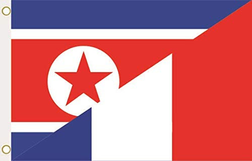 U24 Flagge Fahne Nord Korea-Frankreich 90 x 150 cm