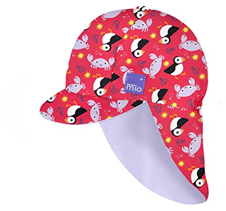 Bambino Mio, Wende-Sonnenhut für Babys und Kleinkinder, Mütze mit Nackenschutz, LSF40+