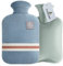 OliviaLiving Hot Water Bag Hot Water Bottle 2 Liter Heat Up and Refreezable Hot Cold Pack with Classic Striped Cover for Pain Relief Hot Cold Therapy