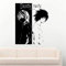 Anime Vinyl Wandtattoo Death Note L Und Kira Manga Hentai Vinyl Aufkleber Wandbild Künstler Dekoration Zitat Boy Room 58 * 47 Cm