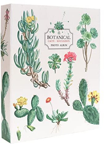 Grupo Erik Fotoalbum Einsteckalbum13x20 Botanical Cacti - Foto Einsteckalbum 13x20 - Fotobuch für 200 Fotos - Fotobuch für 200 Fotos