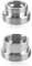 2 Stück Metall Wasserhahn Adapter Metalladapter für Wasser Sparende Küchenarmatur Wasserhahn Luftsprudler 16 mm bis 22 mm/22mm bis 16mm