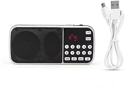 Tragbares Digitales Audio, Lautsprecher LED-Taschenlampe Unterstützung CD-Player Diskman Music Player FM Radio TF-Karte USB AUX