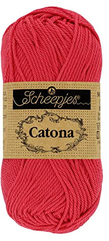 Scheepjes - Scheepjes Catona 516 Candy Apple Yarn - 1x10g
