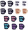 WEWAYSMILE 14pcs Silicone Round Beads Making Kit, Silicone Beads Bulk, Round Silicone Beads, for Jewelry Crafts Necklace Garland Bracelet (Coffee Cup)