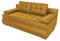 BROMARKT Schlafsofa Gandia - Sofa mit Schlaffunktion und Bettkasten, Bettsofa, Couchgarnitur, Couch, Sofagarnitur, Bett (h85 x t99 x b200 cm, Kronos 1 Gelb)
