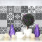 RE-COVERTILES - Autocollants Carrelage Salle de Bain et Cuisine 12 Pcs 15x15 cm - PS00008 Décoration Murale en carrelage mosaïque PVC imperméable Style Carreaux de Ciment Azulejos