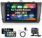 Hodozzy Android Autoradio für Toyota Avensis T27 2008-2015 Radio mit Wireless Carplay Android Auto, Bildschirm 9 Zoll Touchscreen Radio 2 DIN Navi GPS Bluetooth/WiFi/FM RDS/SWC+Kamera