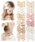 Niceye Juego de 24 pinzas para el pelo para bebé, lazos para el pelo, accesorios hechos a mano, pinzas de cocodrilo para bebés y niños pequeños en pares