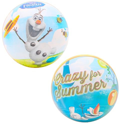 Toyland® 9 / 23 cm Frozen-Spielball – Olaf-Thema – Strandspiele – Spielzeug für draußen und drinnen