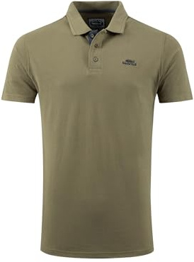 Weird Fish Miles Pique Polo Shirt Burnt Olive Size M