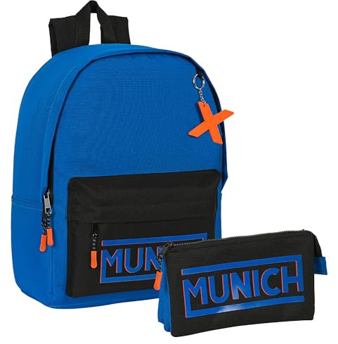 Safta | Pack Mochila para portatil 14,1 Munich Submarine + Portatodo Triple Munich Submarine - Pack Completo Munich Mochila para portatil 14,1 y Portatodo Triple