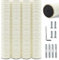 Cat Tree Replacement Post, 4 Pack 15.7in Cat Scratching Post Replacement Poles with M8 Screws, Natural Sisal Cat Tower Parts for Cat Tree Repair & Rebuild