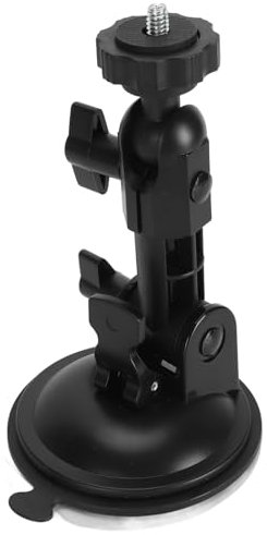 VELATEMOR Soporte de Ventosa para Cámara, Soporte de Ventosa de 80 Mm, Estructura de Cabeza de Bola de 360°, con Rosca de 1/4, Soporte de Cámara Reutilizable, Adaptador de Cámara de