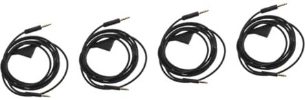 Angoily 4pcs Headset Cable Replacement Headphone Cord Long Audio Cable Headphones Wire for
