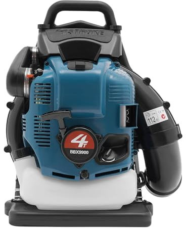 KCHBSE Laubbläser als Rucksack, kraftvolles Blasvermögen und geringer Kraftstoffverbrauch, benzinbetriebener Laubbläser, 2,6 kW, 7000 U/min Geschwindigkeit, kabelloser 75,6-cm3-Bläser