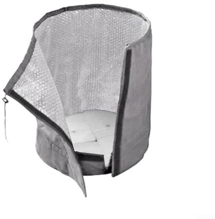 Protezione adeguata per vasi da esterno grazie all'innovativo design isolante a doppio strato (grigio S)