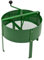 Kestek Metall Handkurbelsieb HKS15, Ø 40 cm, 15 l, grün, robustes Gitterblech, ideal für Garten, Kompost, Erde und Sand