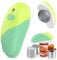 Electric Can Opener, Rechargeable and USB Cable Automatic Can Opener with One-Touch Operation,Safe for All Can Sizes Kitchen Gadget Can Openers for Seniors, Arthritis and Mum (Green)