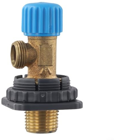 HavenDomicile Messing Unterputz Eckventil G3/8 WC Spülkasten Ersatzteile Kompatibel für Geberit Sanitärsystem Grau Blau