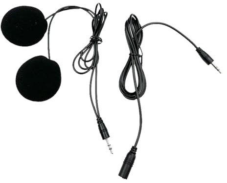Headphones for Helmet, Motorcycle Helmet with Built-In Speakers | Sports Equipment for Snowmobile ATV Ski Snowboard Motorcycle Sport Quad and Outdoor Activities