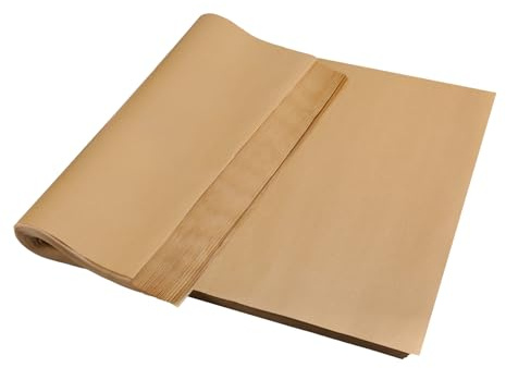 Maitys 500 Pcs 18 x 26 Inch Parchment Paper Baking Sheets Precut Non-stick & No-leak Large Unbleached Baking Paper for Full Size Sheet Pan Cooking Grilling Air Fryer Steaming Bread Cup Cake Cookie