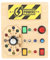POENVFPO Jax Juego Toma DE Circo DE Madera Toma SENSORIAL para NITHDLERS 2-6 AÑOS con Red Red Green Light SCUPTE Toy
