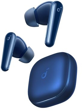 soundcore Liberty 5 by Anker, kabellose Noise Cancelling Earbuds, 2X stärkere Stimmreduktion, ANC in Echtzeit, Schnellladen, Dolby Audio, Surround Sound, Hi-Res, klare Telefonate (Generalüberholt)