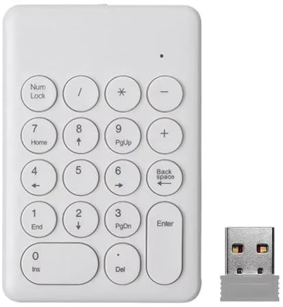 Cenei 2.4G Wireless Digital Keyboard Mini Numeric Keypad for Laptop Notebook Tablets B