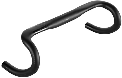 Deda Elementi Superzero RS Alloy RHM-Evo Handlebar, PoB (Polished on Black), 38cm