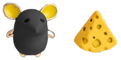 Einzigartige Maus Und Käse Ohrstecker Zarte Asymmetrie Ohrstecker Cartoon Ohrclips Ohrringe Schmuck Frauen Teenager Asymmetrie Für Freunde Und Familie