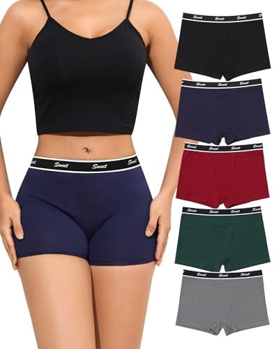 Levao Womens Boxers Underwear Cotton Ladies Boxer Shorts Multipack