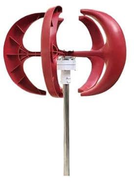 Turbina Eolica, Neratore ad alta tensione a turbina eolica verticale Maglev 6KW Free Energy 5000W 24V 48V Mulino a domestico(Rot,24V)
