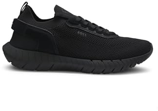 BOSS-Motion Sneakers Aus Strick Mit Leder-Details