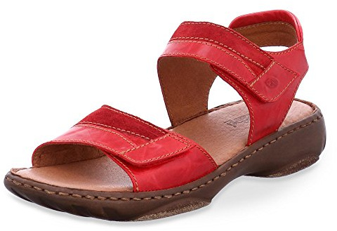 Josef Seibel Debra 19 Womens Leder Sandalen 38 EU Red Combi