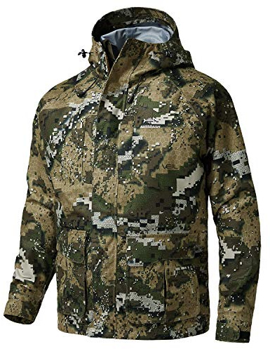 Bassdash Walker Veste de pêche imperméable respirante avec tissu extérieur silencieux pour homme et femme en 7 tailles M Voile