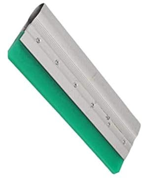Aluminium Handle Rubber Blade Scraper Aluminium Silk Screen Printing Squeegee for Screen Printing 30cm V-Cut Blade