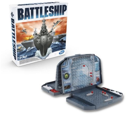 Hasbro Battleship Classic Brettspiel Strategiespiel ab 7 Jahren fur 2 Spieler