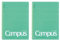 KOKUYO Campus SU-S131BT-G Notizbuch, A5, B, 6 mm, gepunktet, liniert, 29 Zeilen, 50 Blatt, Grün, 2 Stück